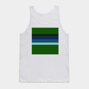 minimalist abstract stripe pattern Tank Top